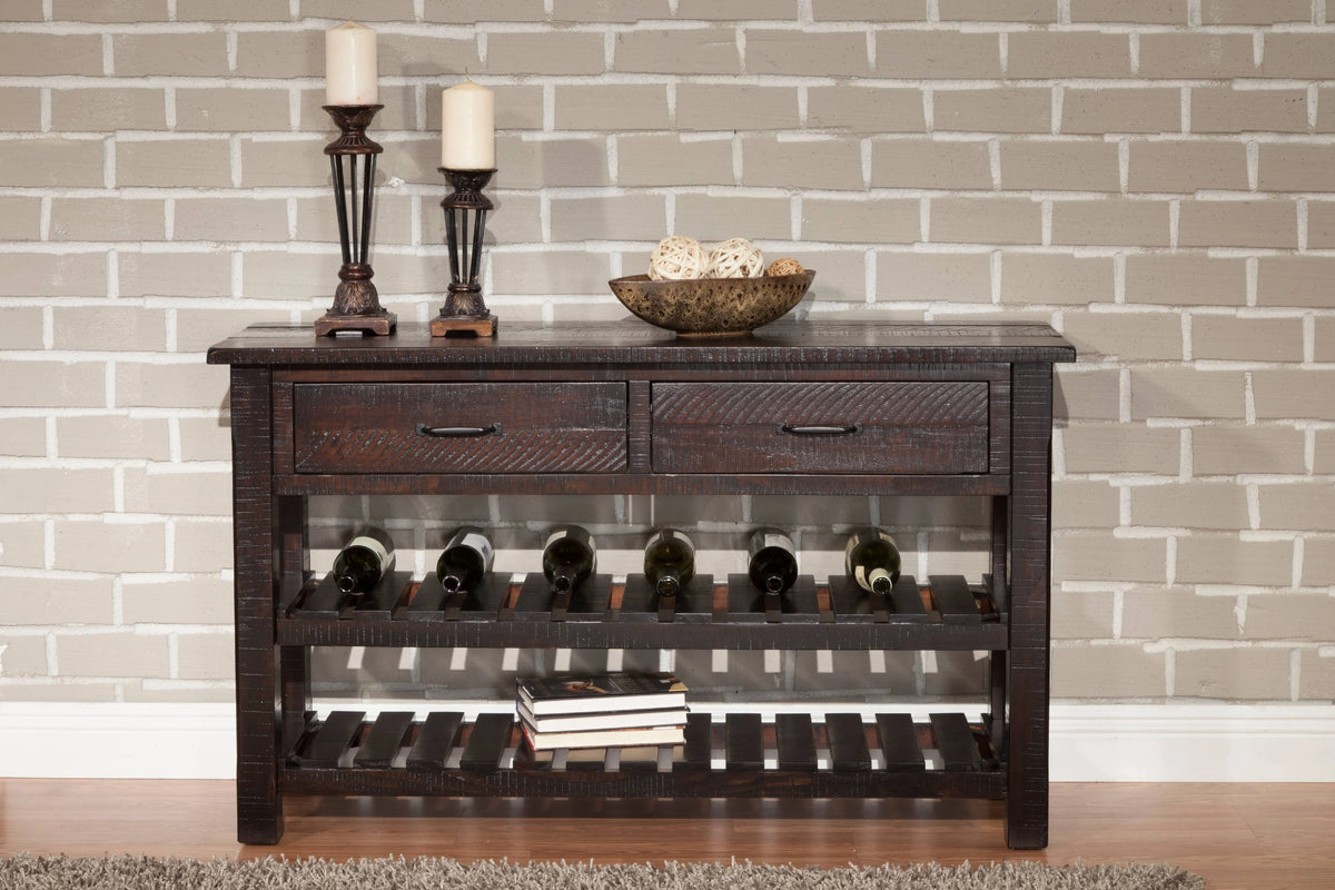 Espresso Sofa Table I3358
