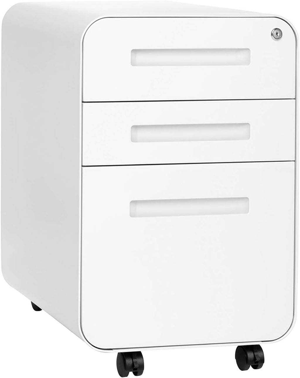 White 3-Drawer File Cabinet J229