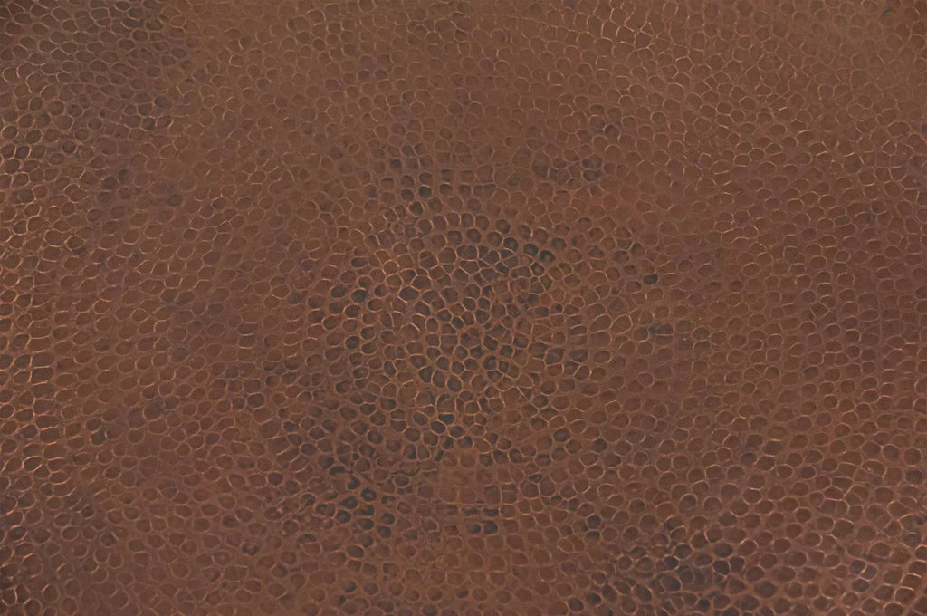 Hammered Copper Table Top X1649