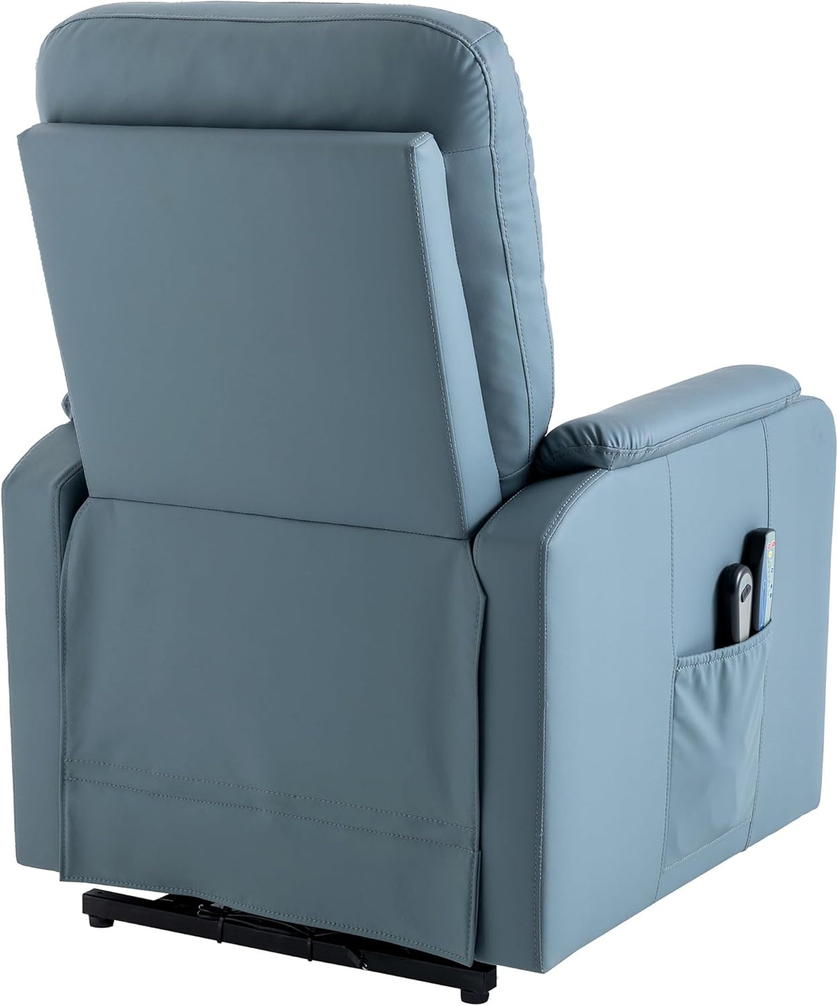 Power Lift Recliner Chair with Adjustable Heated Massage, Blue X691239