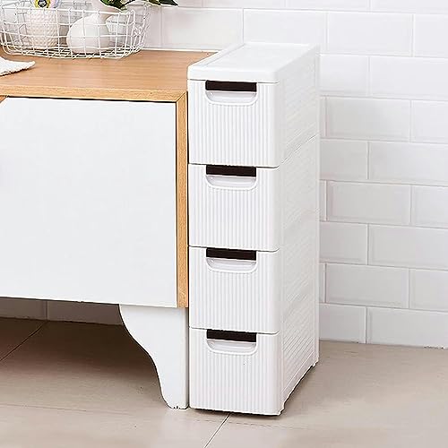 Thin Floor Cabinet with Drawer and Storage Shelf O880339