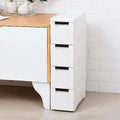 Thin Floor Cabinet with Drawer and Storage Shelf O880339