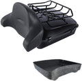 Chopped Tour Pack Trunk with Backrest Pad and Mounting Rack T96427