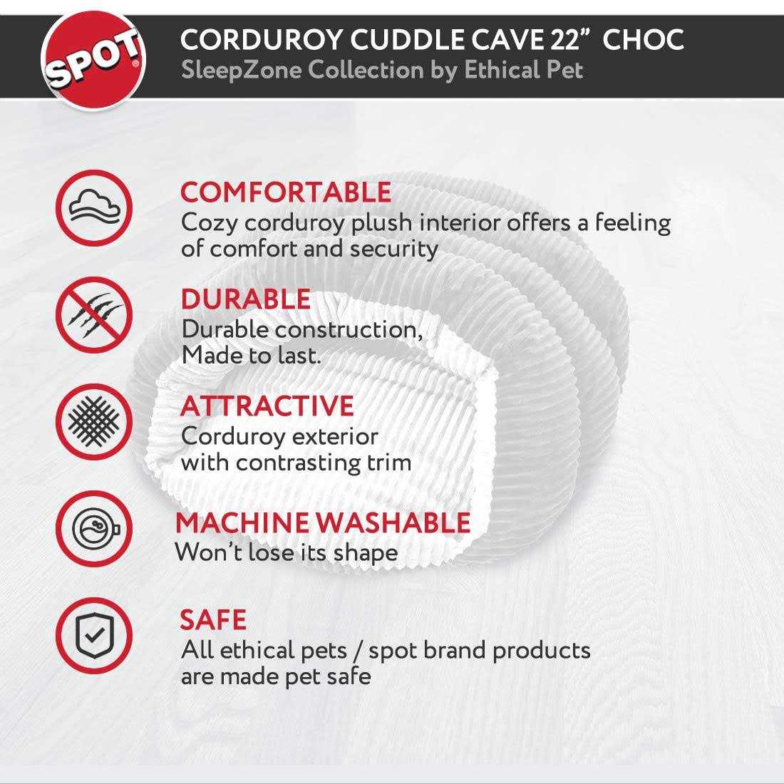 Corduroy Cuddle Cave J827431