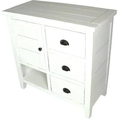 Weathered White 1 Door Accent Cabinet I615974