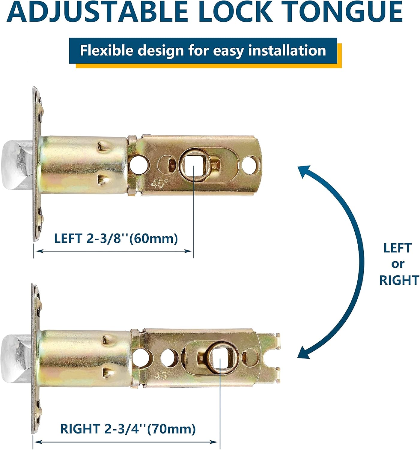 3 Pack Door Lever Handle Satin Nickel/Brushed Nickel Finish Pack of 2 F767