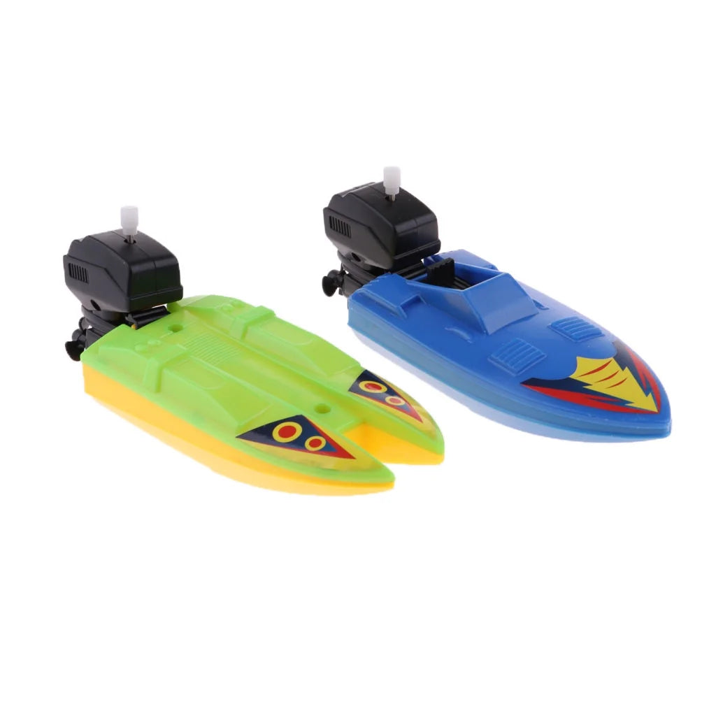 Wind Up Bathtub Boat Toy Set D614964