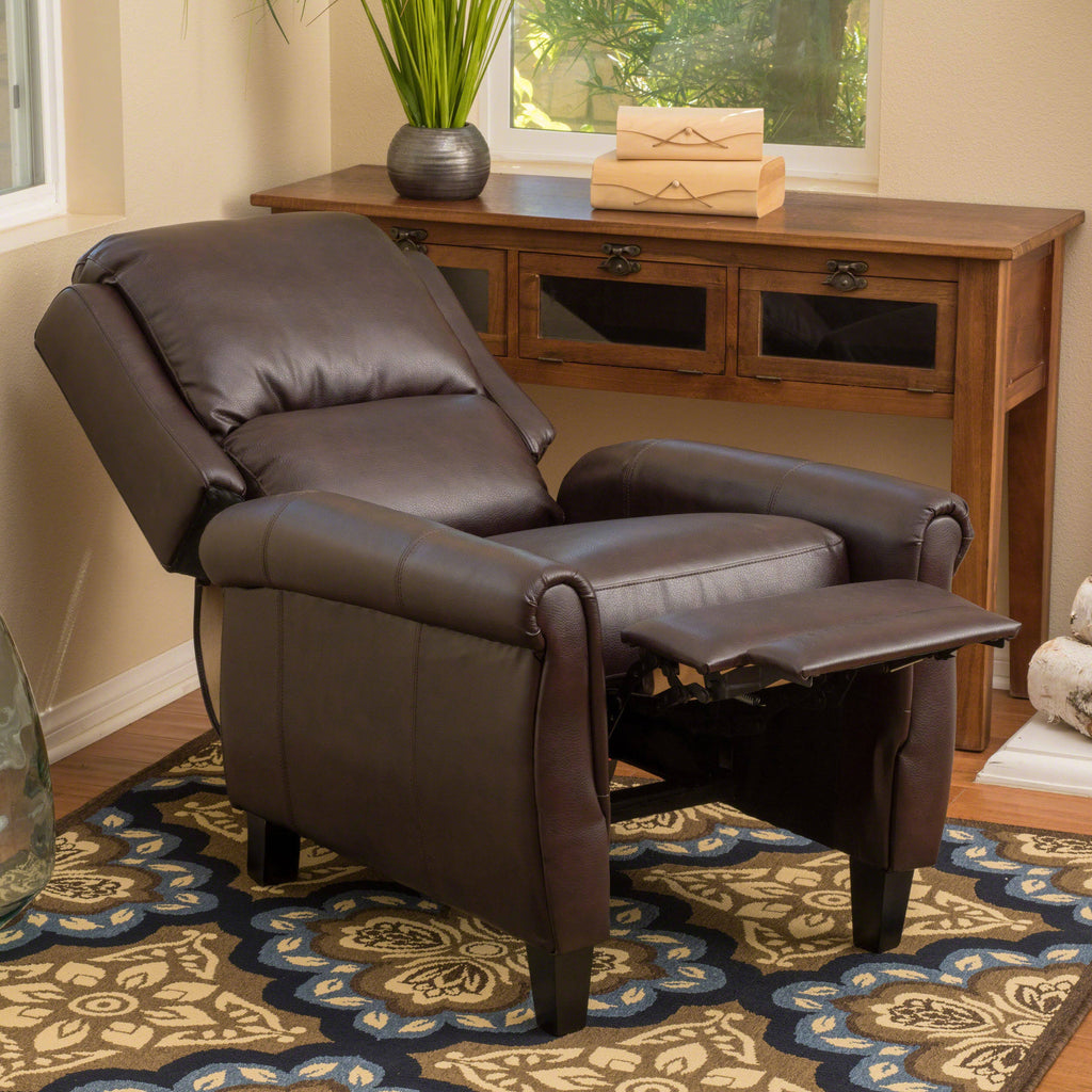 PU Leather Recliner Club Chair O9566