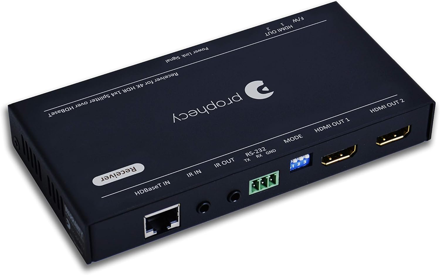 1x2 HDMI Extender Splitter Full HD 1080p Over Ethernet Cable with HDMI Loopout L67833
