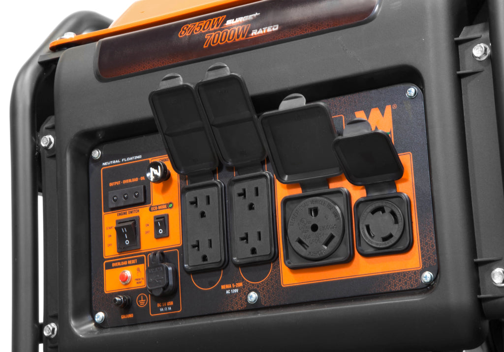 8750-Watt Electric Start Open Frame Inverter Generator Z292