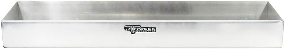 12 Quart Aluminum Oil Rack Holder Wall Hanger Shelf, Silver, Pack of 2 K310312