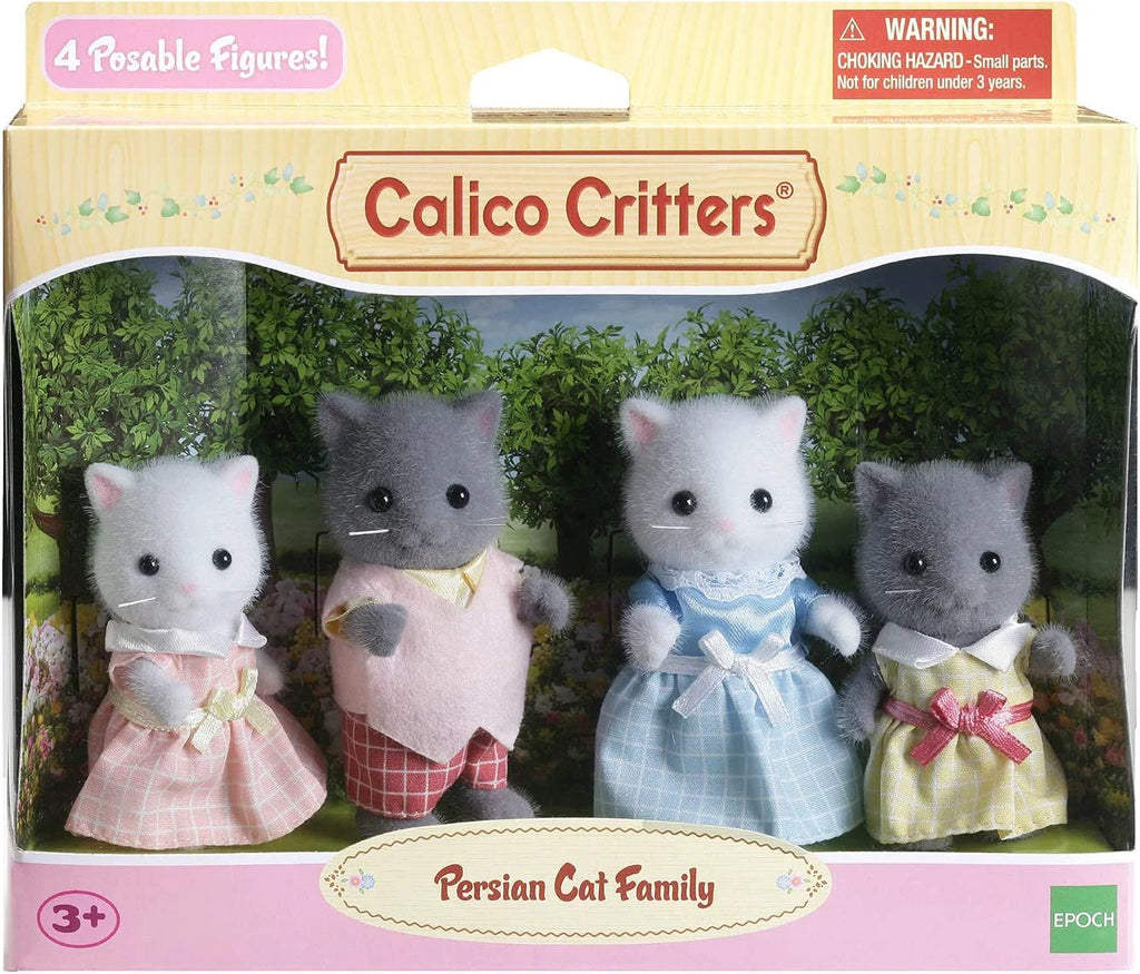 Persian Cat Family, Set of 4 Doll Figures R3100