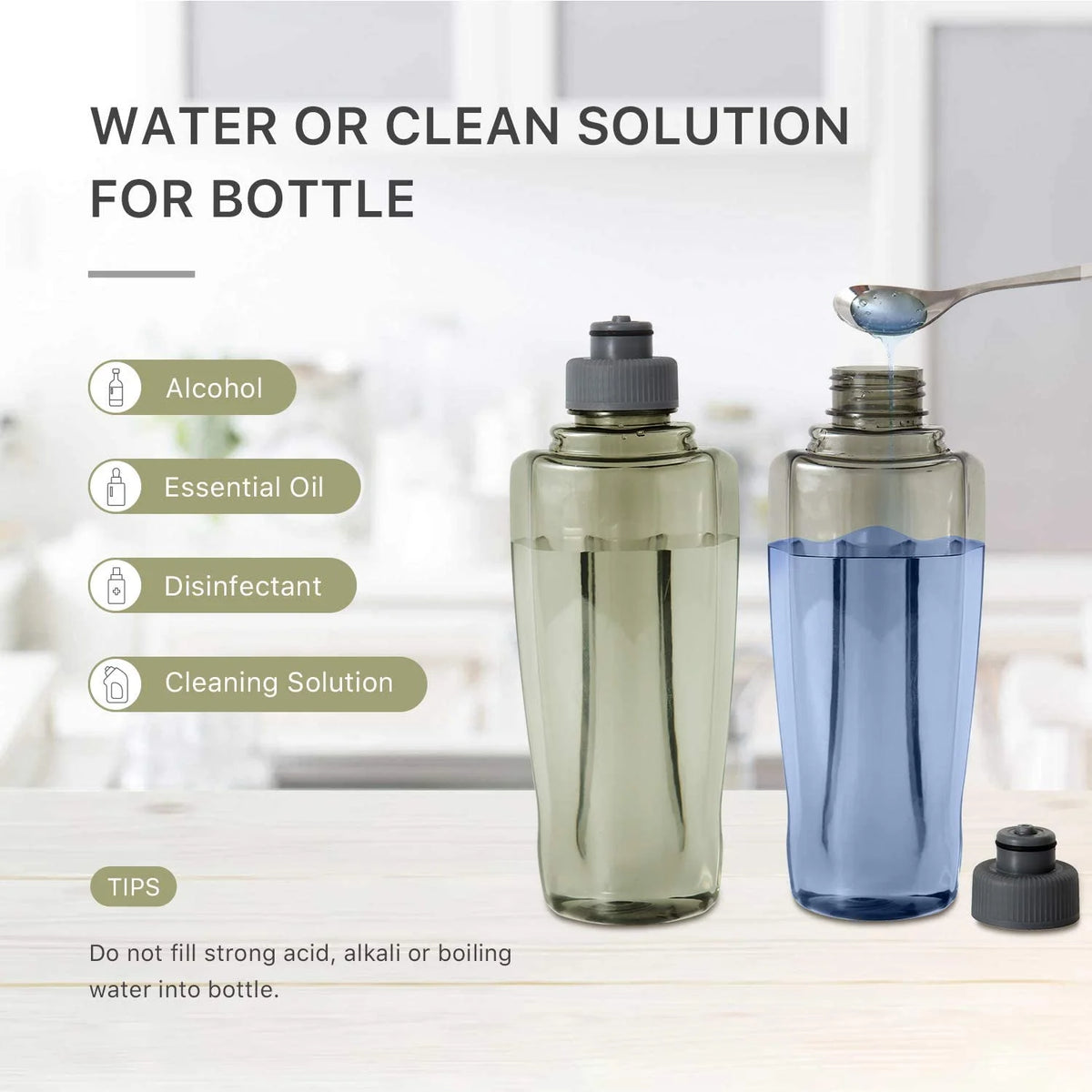 Microfiber Spray Mop with 2 Refillable Water Bottles, 4 Washable Mop Pads, 650 ml F714