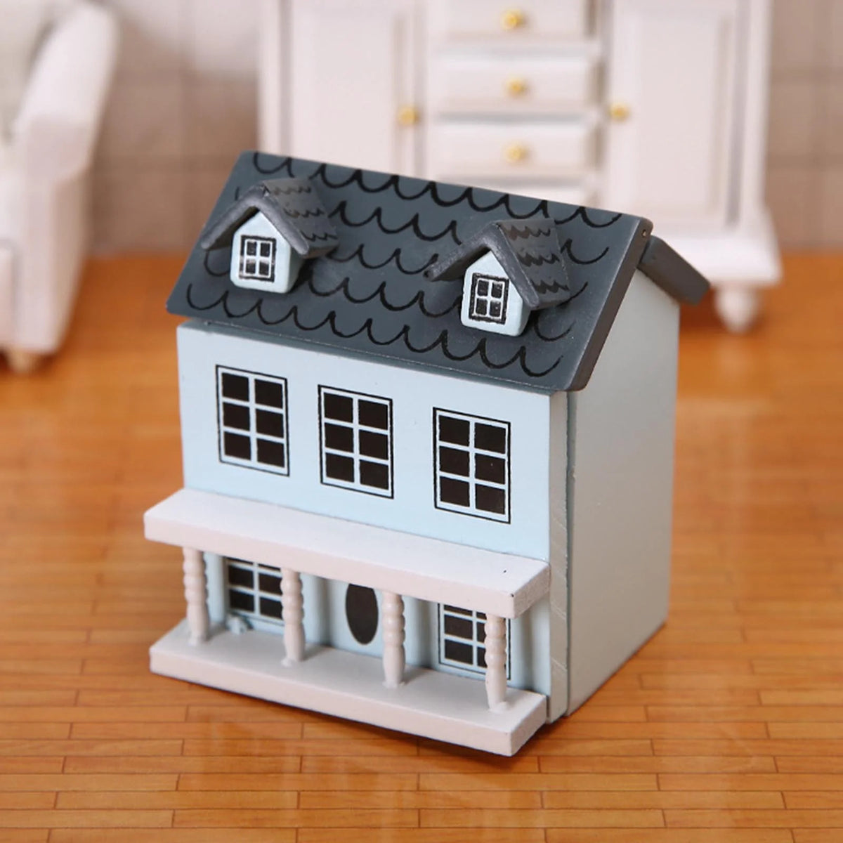 Miniature Villa Dollhouse with Kitchen Furniture Toy P31401