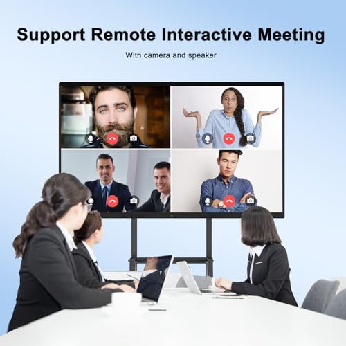 85″ 4K UHD Touchscreen Electronic White Board with Camera Android 13 N2432