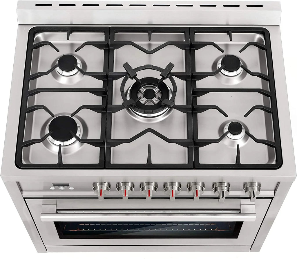 36-in 5 Burners 3.8-cu ft Convection Oven Freestanding Gas Range X1790