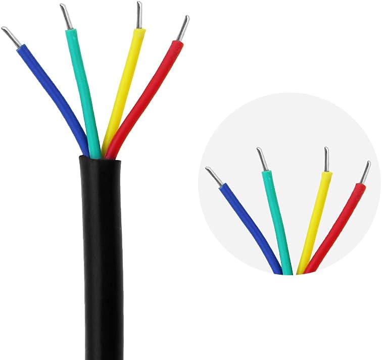 5 Pairs 4 Core Electrical LED Connector IP65 with 20cm 18AWG Cable K7189