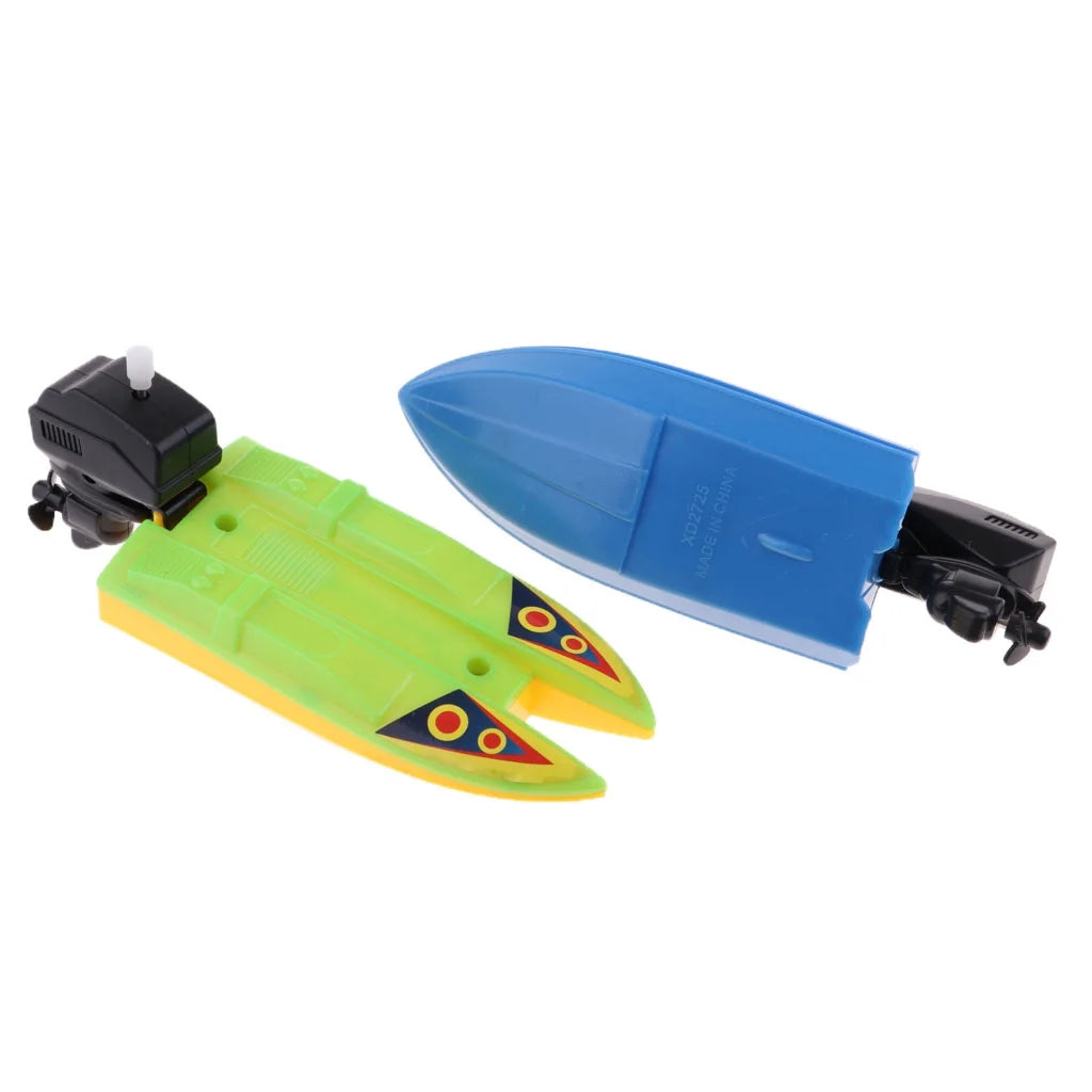 Wind Up Bathtub Boat Toy Set D614964