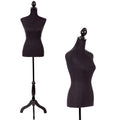 Black Adjustable Tripod Stand Mannequin Dress Form K90786
