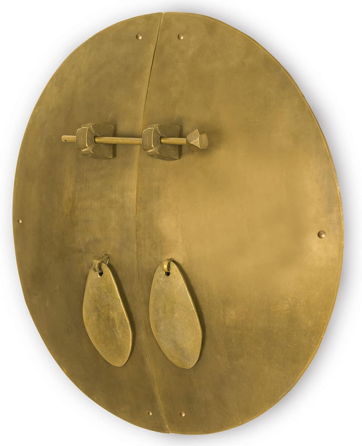 Fat Brass Cabinet Face Plate Backplate Hardware Set Pack of 2 B208