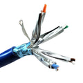 1000 ft. Stranded Shielded STP Cat6a Bulk Ethernet Cable Blue R205689
