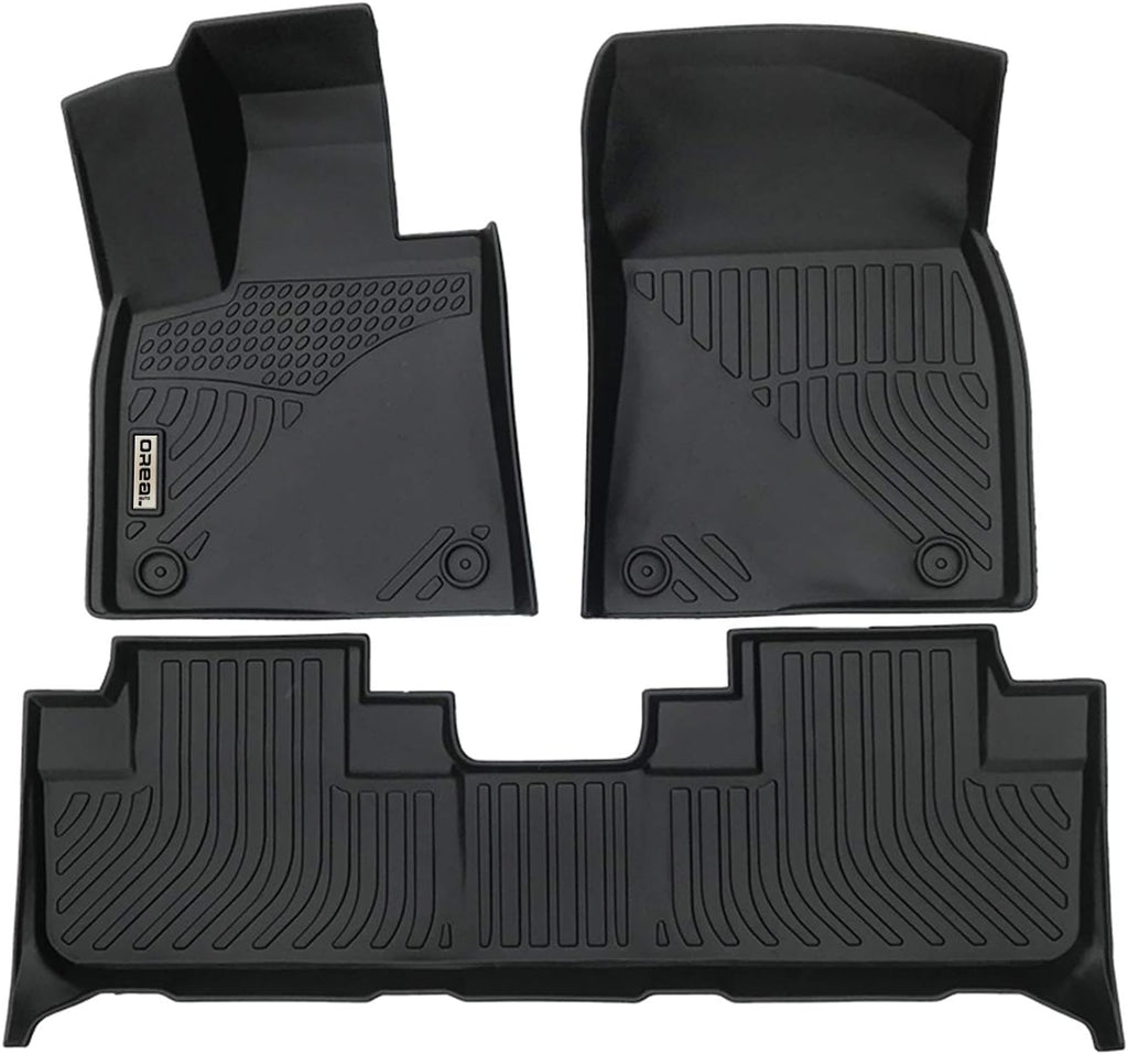 Black Front and Rear Car Mats for Lexus RX 2016-2022 Y777166