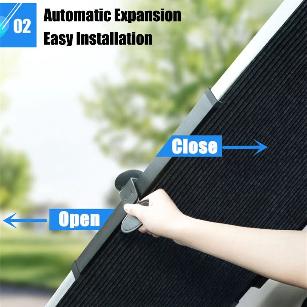 Retractable Car Windshield Sun Shade Cover R8733