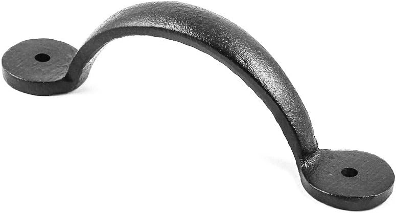 Black Wrought Iron Cabinet Drawer Handle Pack Of 12 C60483