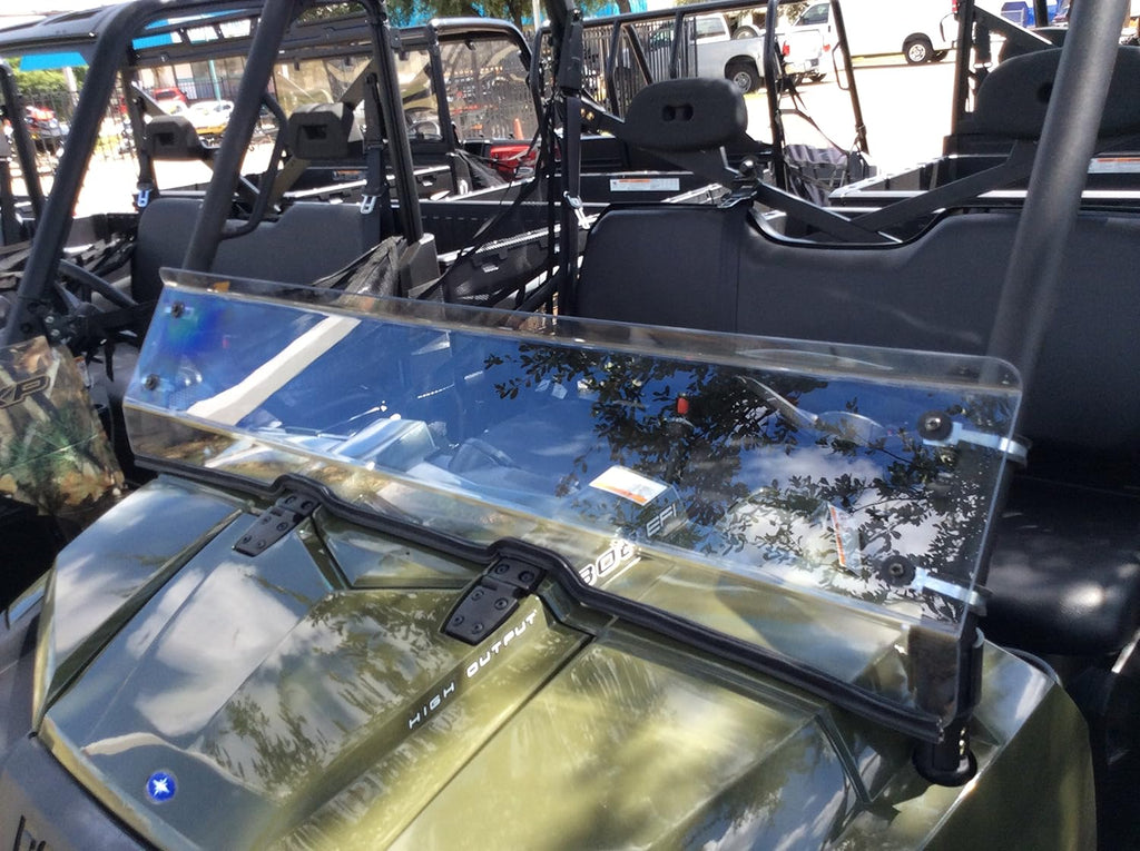 POLARIS RANGER 800 FULL SIZE 1/4 POLYCARBONATE HALF WINDSHIELD T4419
