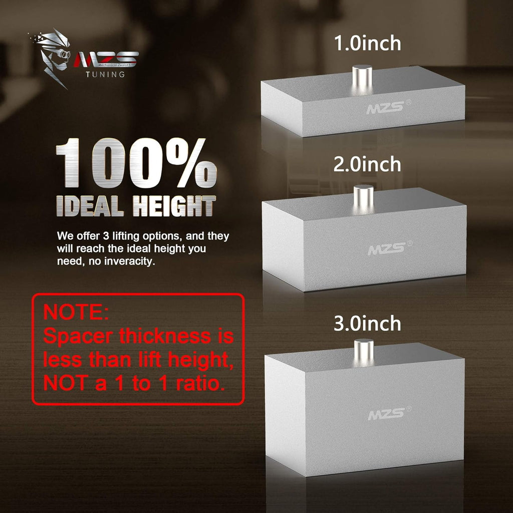 2" Rear Blocks Leveling Lift Kit Pack of 2 Q85305