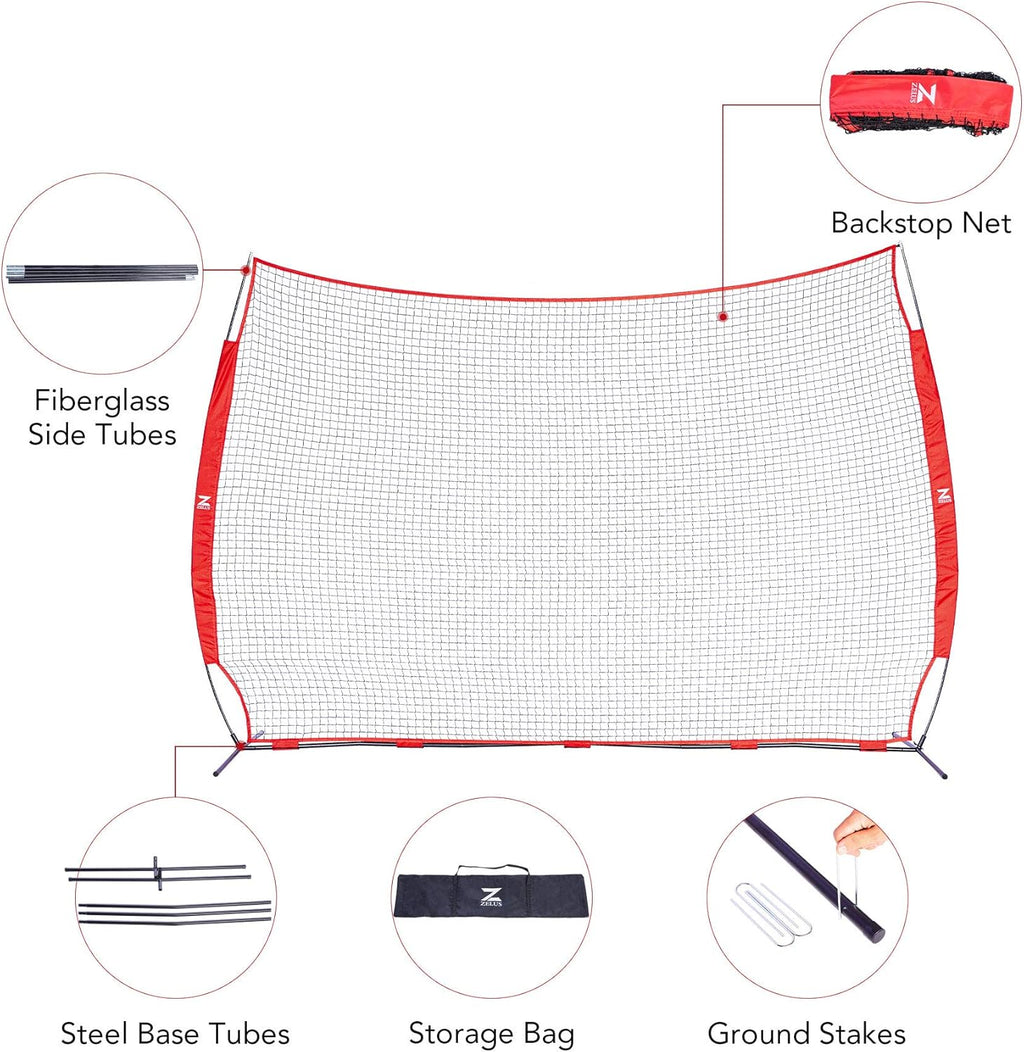 12x 9ft / 16x10ft Ball Sports Barrier Net L1853