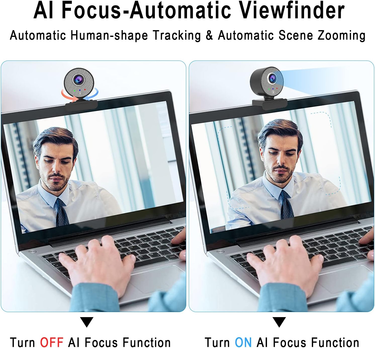 1080P USB Webcam with Adjustable View Z93259