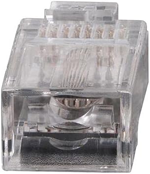 200-Pack Pass-Thru Modular Data Plugs for RJ45 and CAT6 K2648