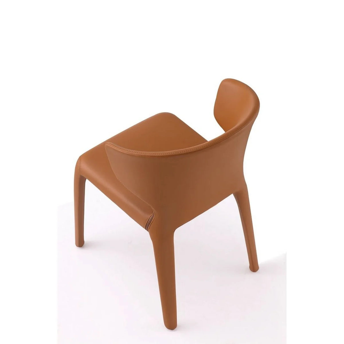 Faux Leather Dining Chair in Brown (Set of 2) M7545