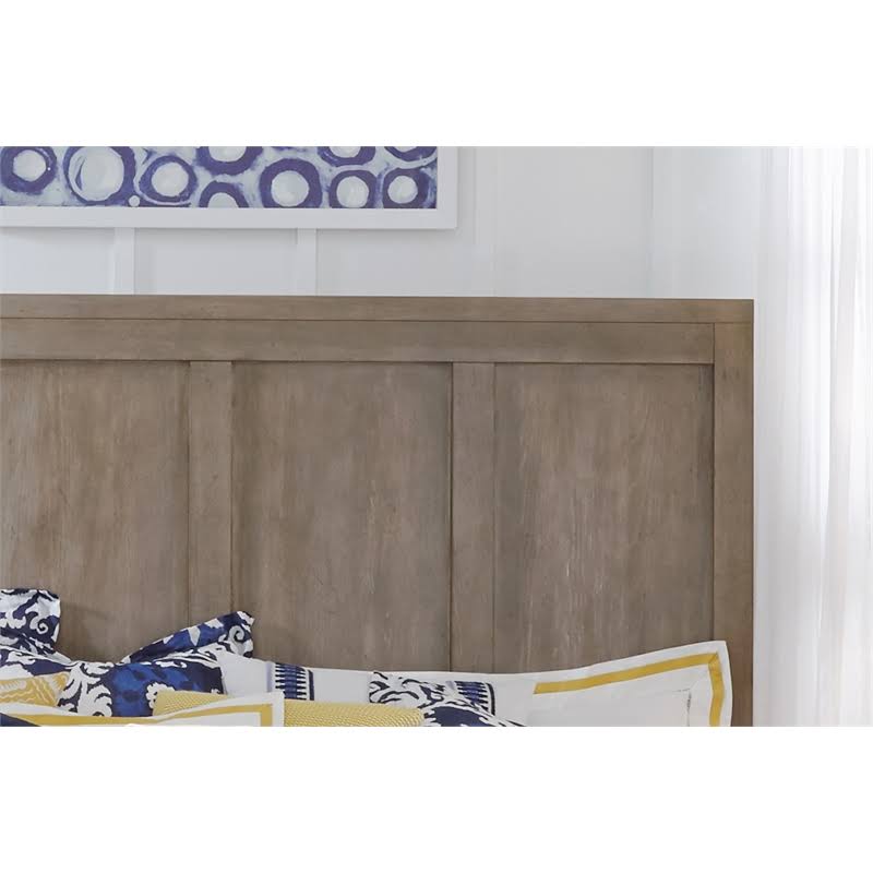 Queen Panel Footboard in Barley Brown Wood B290215