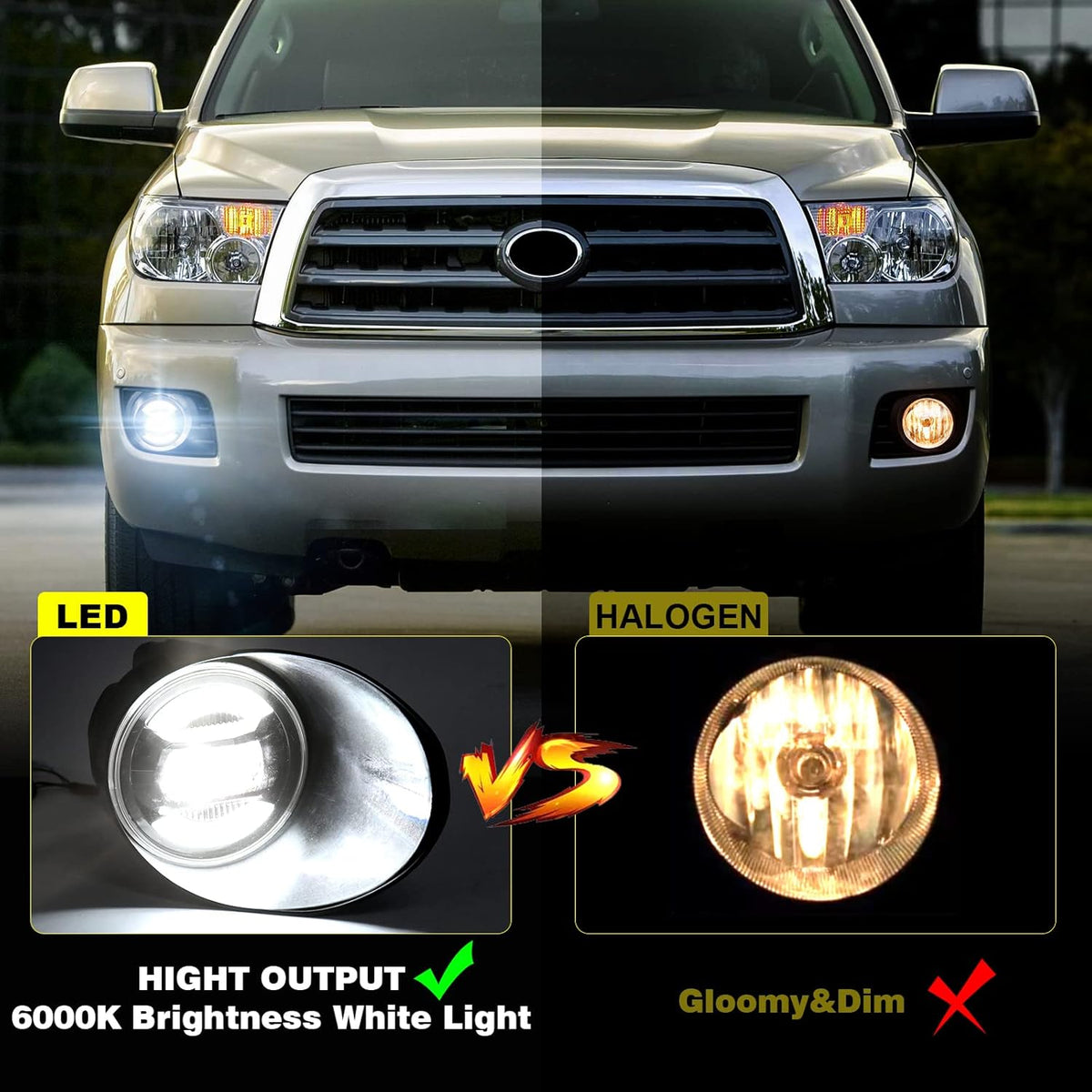 LED Fog Lights Assembly Kit Q22199
