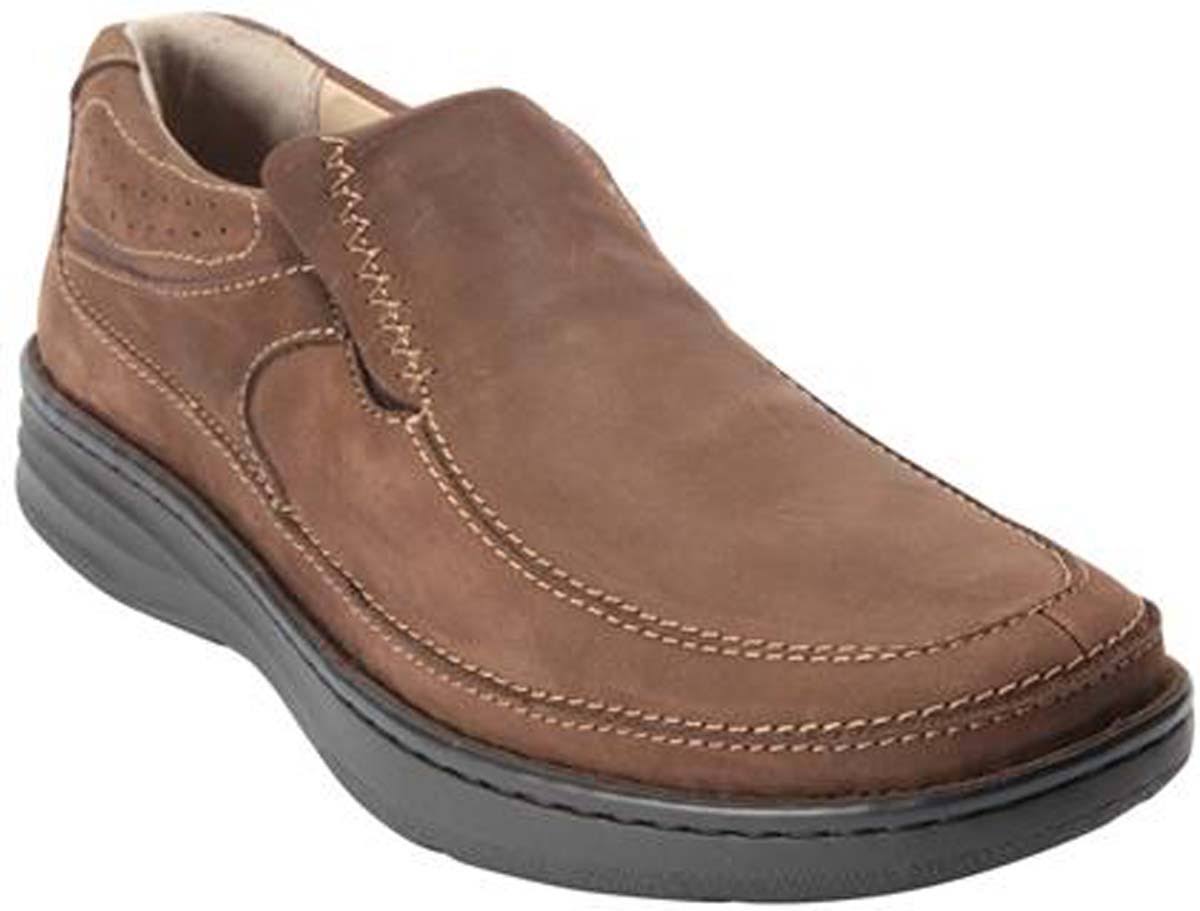 Brown Nubuck Men's Shoes K854