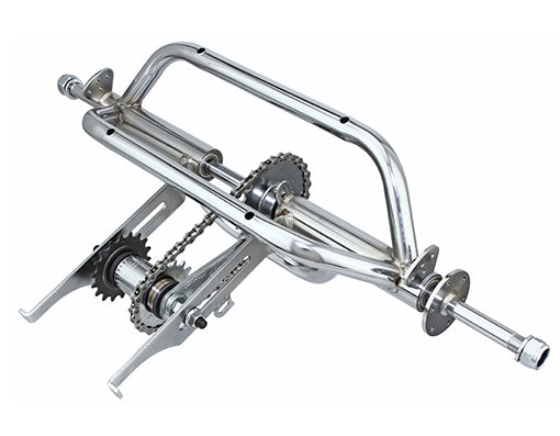 12 inch Bicycle Trike Conversion Kit with Two 12" Hollow-Hub 36 Spoke Wheels Q49681