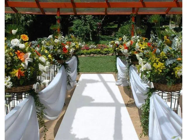 White Carpet Aisle Runner I27373