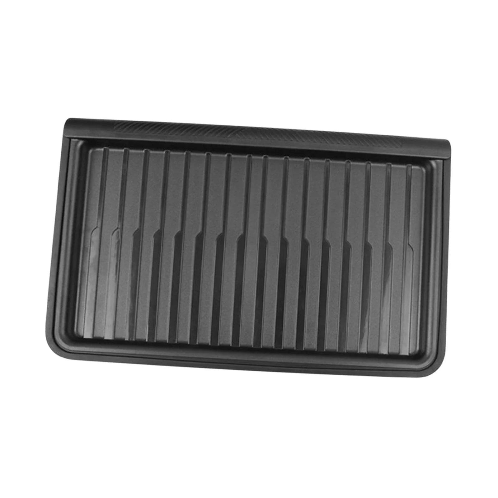 Black Car Underseat Organizer Tray With Lid E9103