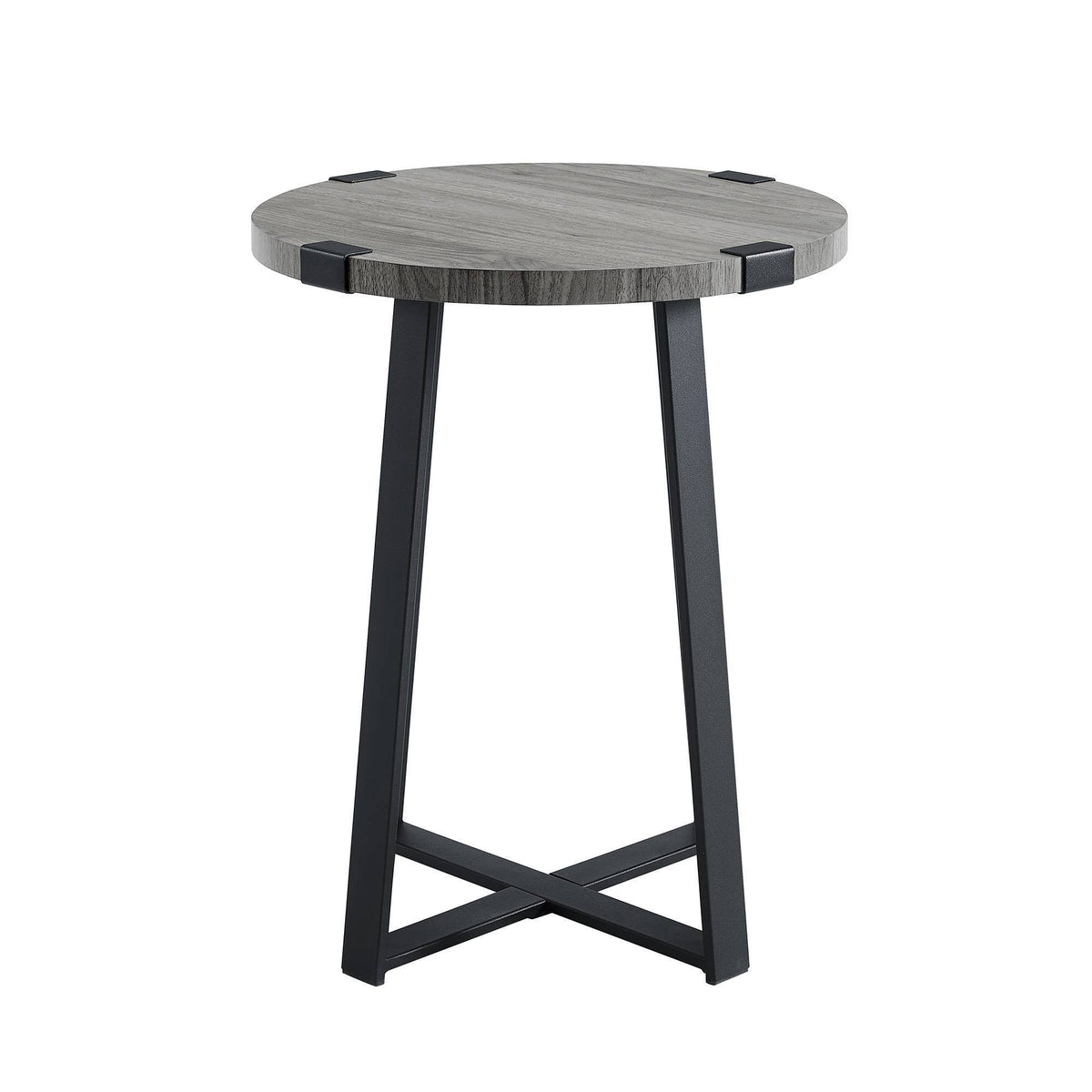 Slate Gray Round Side Table N68054