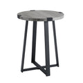 Slate Gray Round Side Table N68054