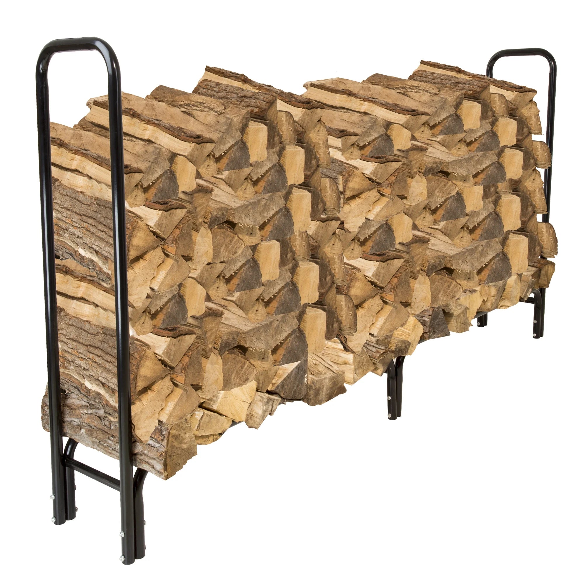 Black Firewood Rack C98690