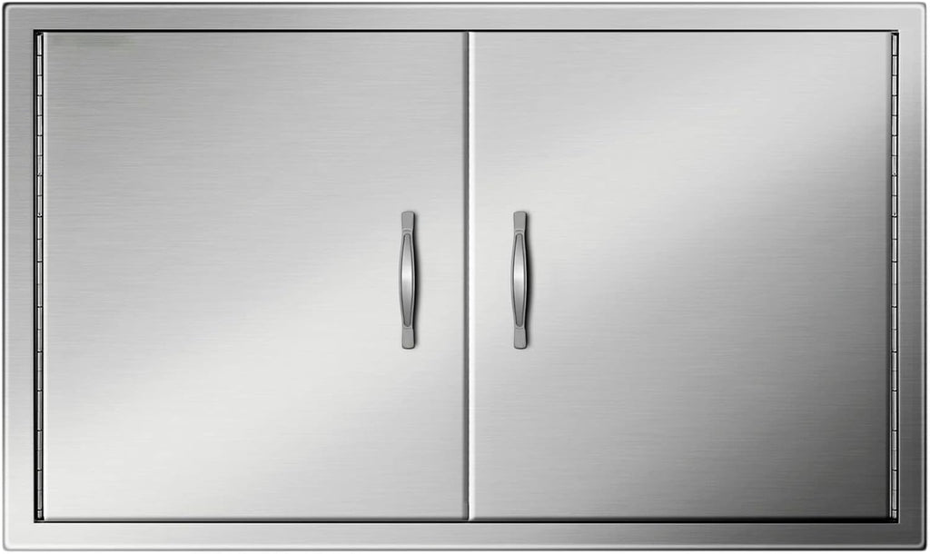 Stainless Steel Double BBQ Door 39W x 26H Inch R68847