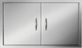 Stainless Steel Double BBQ Door 39W x 26H Inch R68847