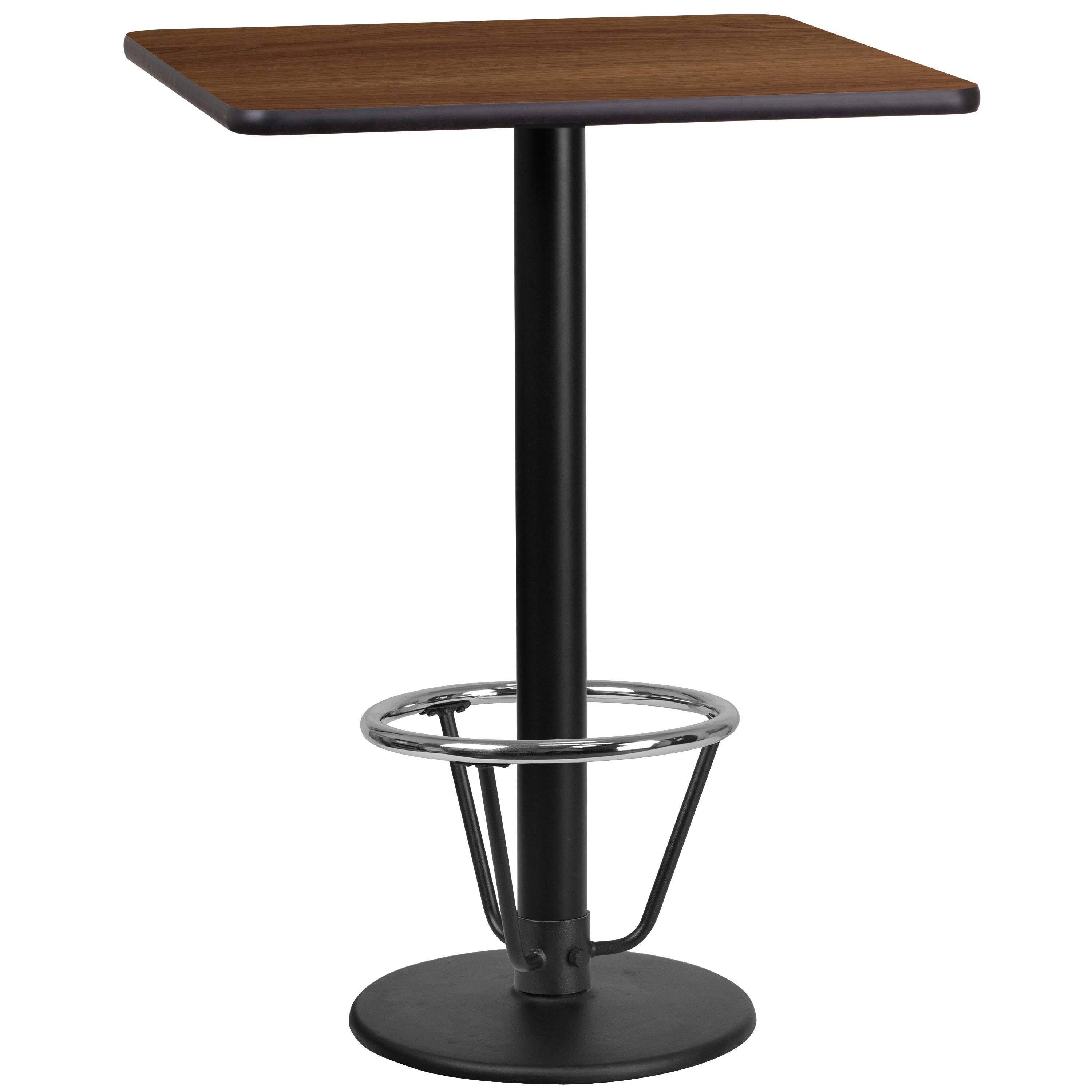 Walnut 24 Square Laminate Table G61251