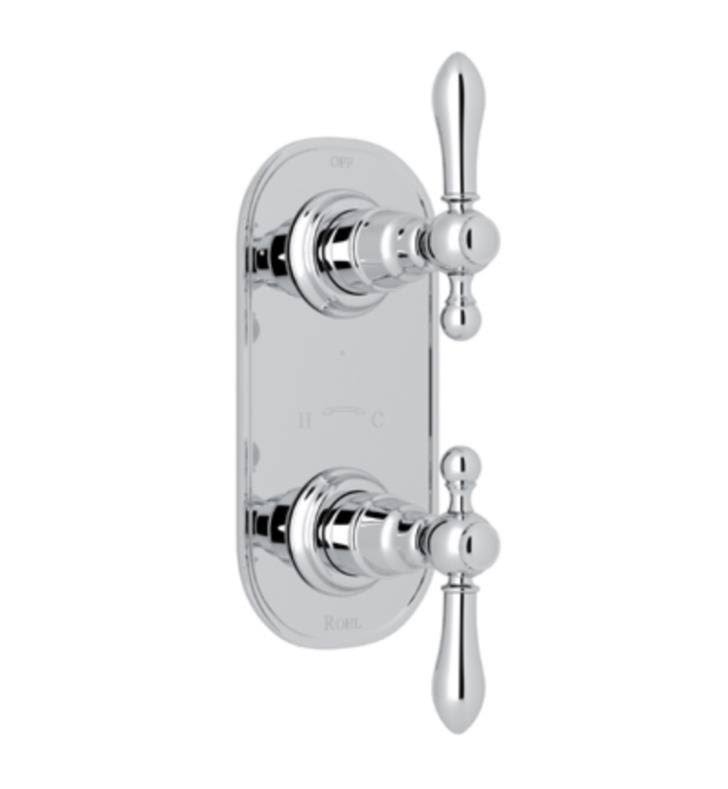 Polished Chrome Thermostatic Trim with Diverter H60645