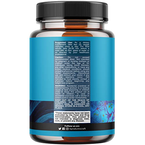 Brain Support Supplement with Brain Vitamins (30 Servings) K2431