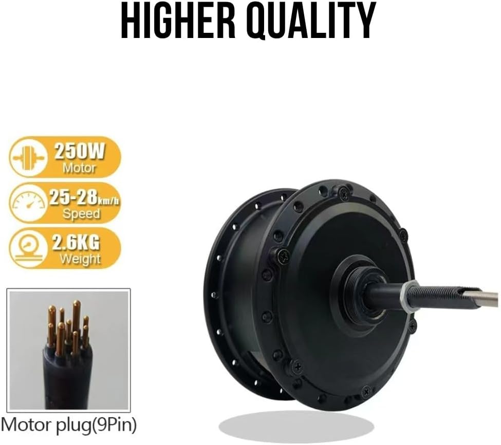 36v 250w Brushless Gearless Rear Hub Motor Electric Bike Kit B469015
