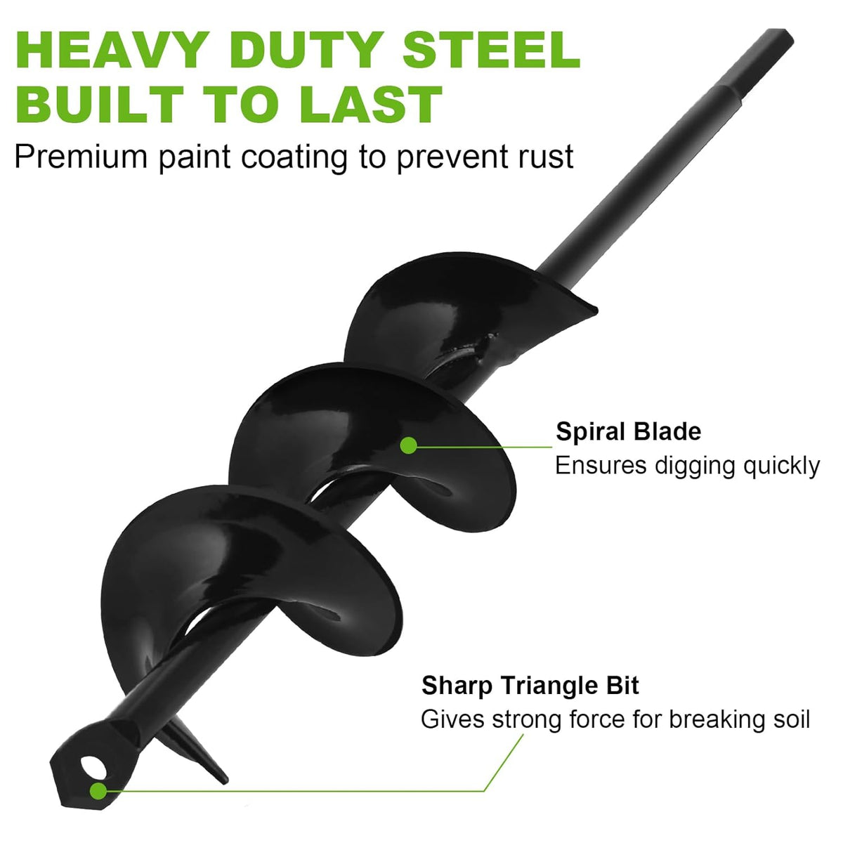 2 x 14.6 Inch Garden Auger Drill Bit V330
